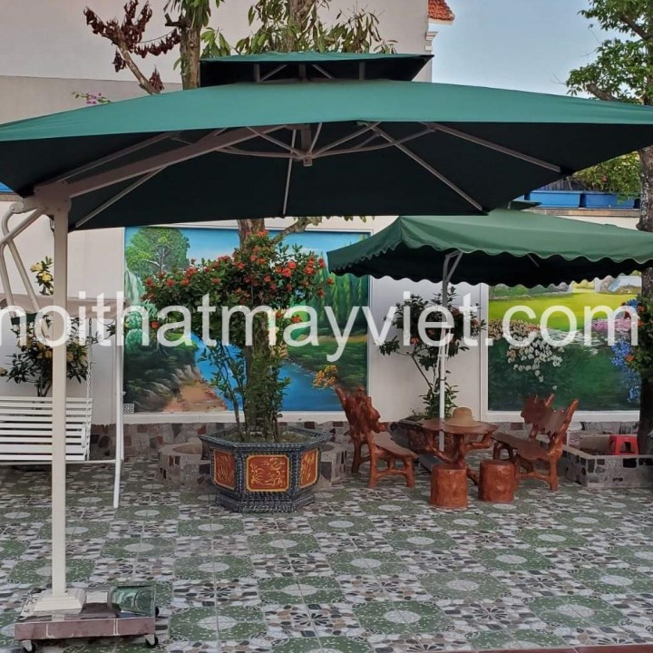 Ô Dù Mây Tre Ngoài Trời ODMT009